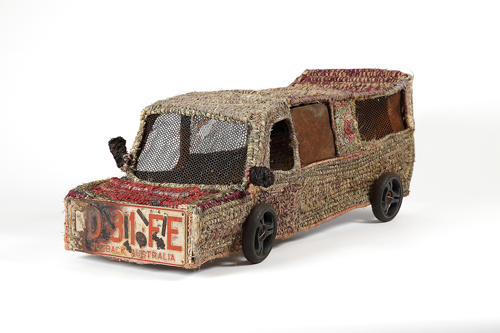 Mutuka Rikina! (Flash Car!) - Sculpture - Janet Scotty, Cynthia Burke., Selina Wilton
