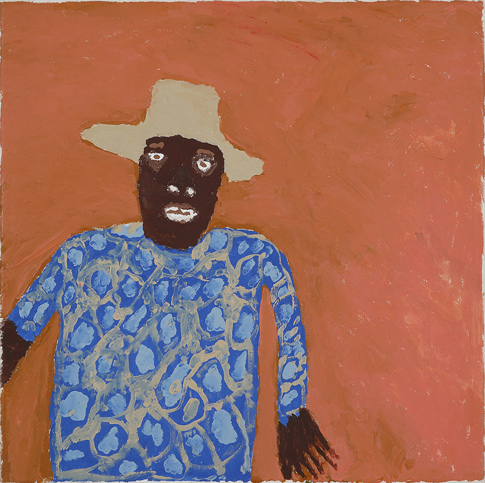 Adrian Jangala Robertson: A self-portrait - Painting - Adrian Robertson