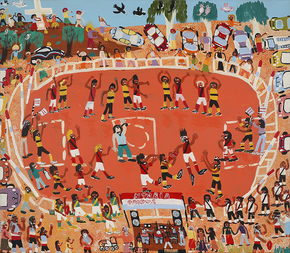 Ntaria sports weekend - Painting - Joanne Napangardi Wheeler