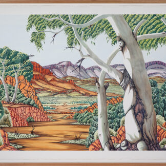 Petermann Ranges (Kaltukatjara/Docker River side), NT - Painting - Elton Wirri