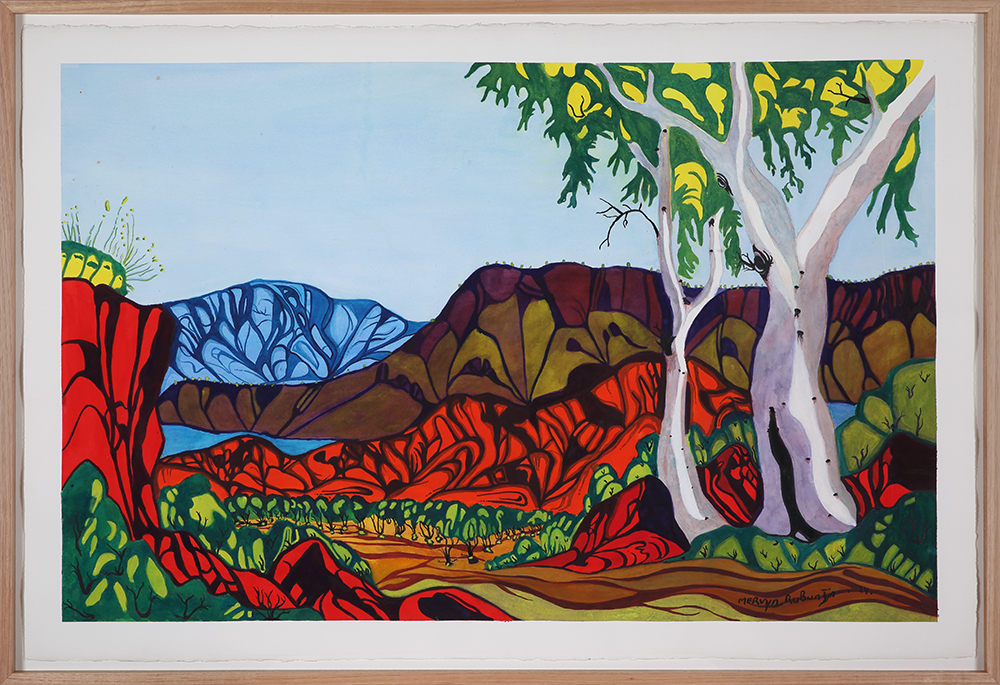 Tjoritja (East MacDonnell Ranges), NT - Painting - Mervyn Rubuntja