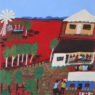 Station Manager's house, Angas Downs - Painting - Nyinta Donald