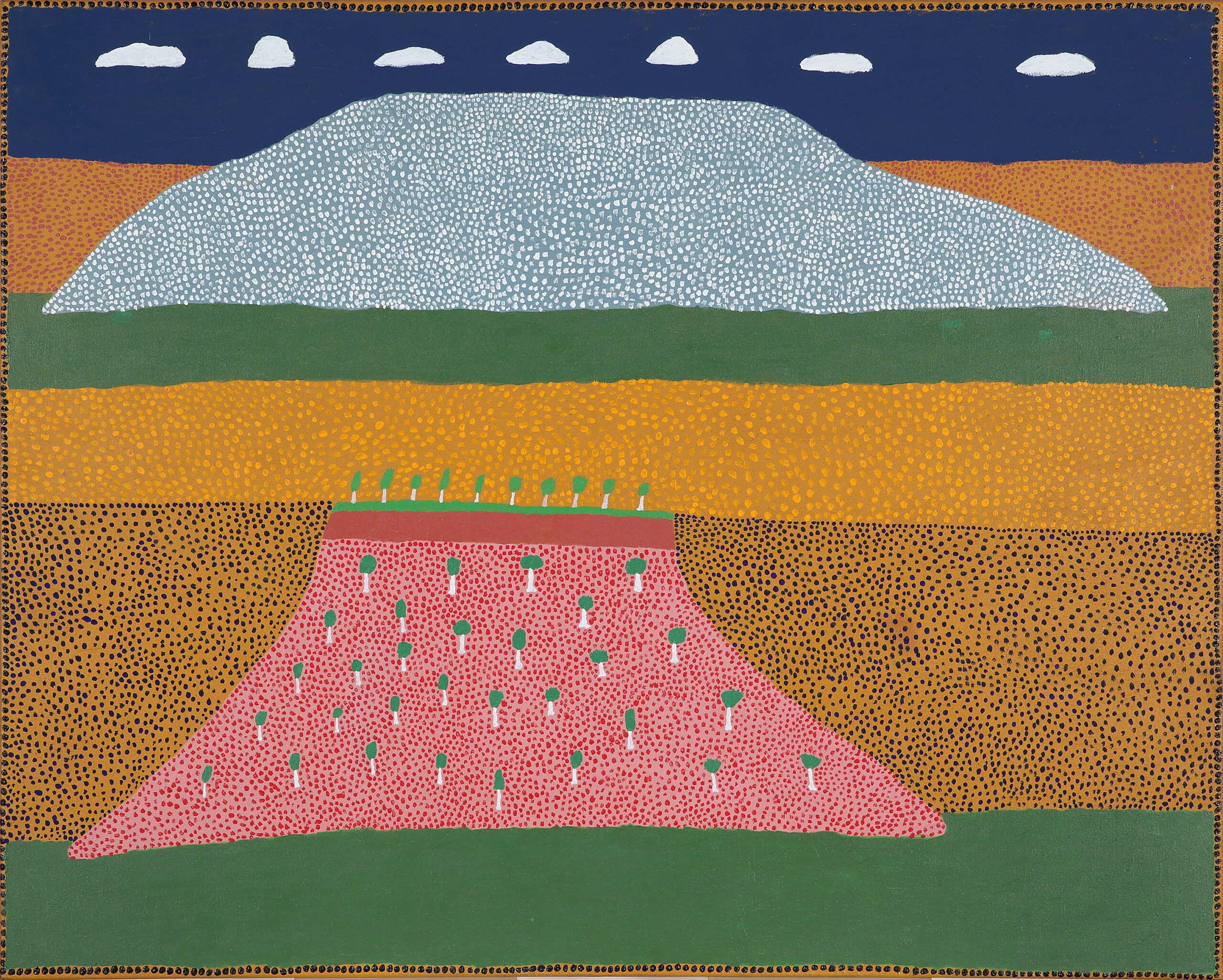 Two brother (south-west of Jarra Jarra) - Painting - Ned Kelly