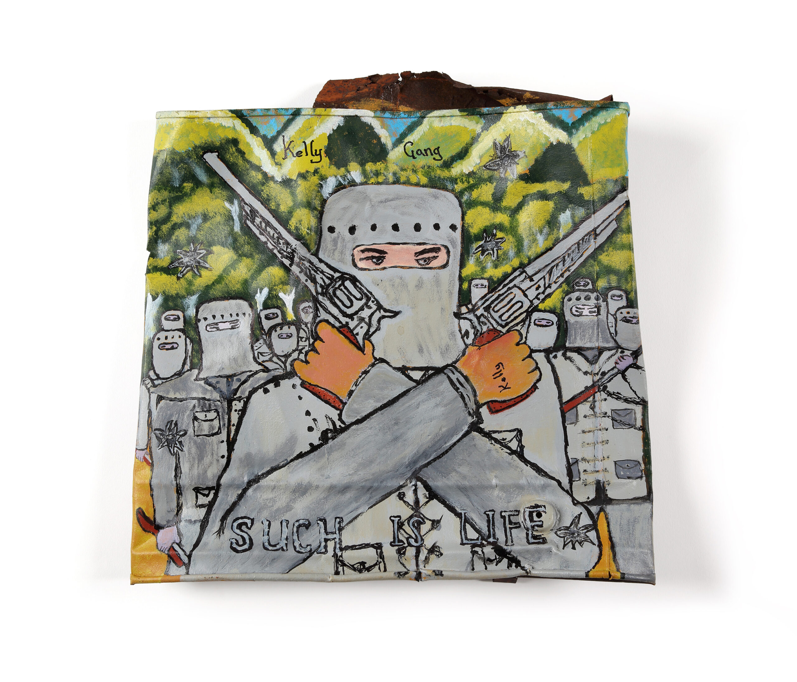 Ned Kelly & the Kelly Gang - Painting - Derek Peterson Beasley