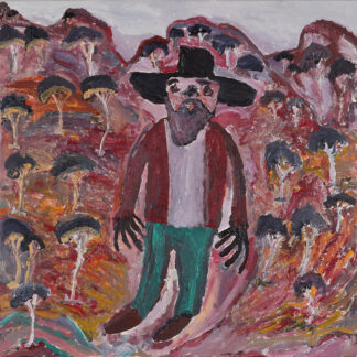 Stockman days - Painting - Adrian Jangala Robertson