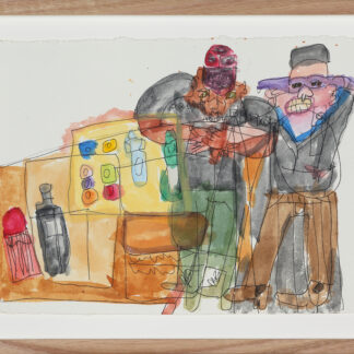 Sandra, Conway, paint, brushes and canvas - Painting - Conway Ginger