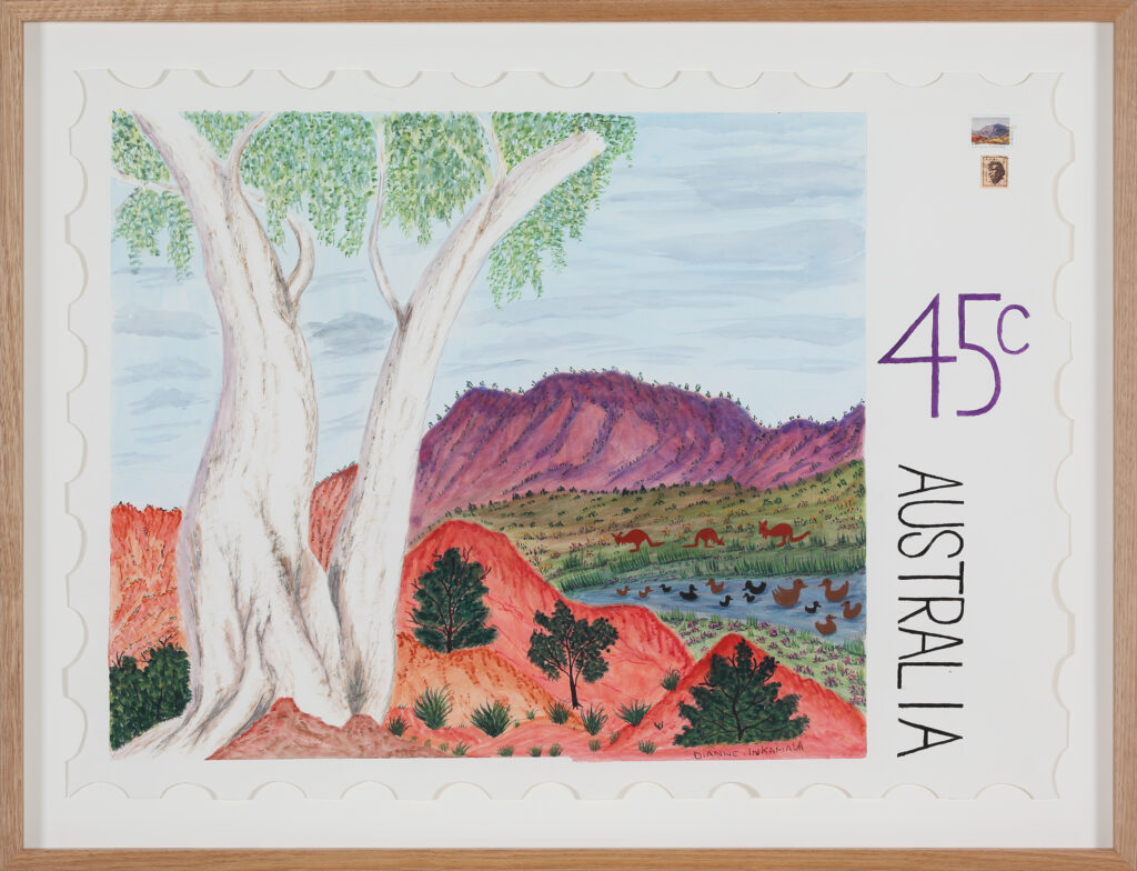 Tjoritja (West MacDonnell Ranges), NT - Painting - Dianne Inkamala