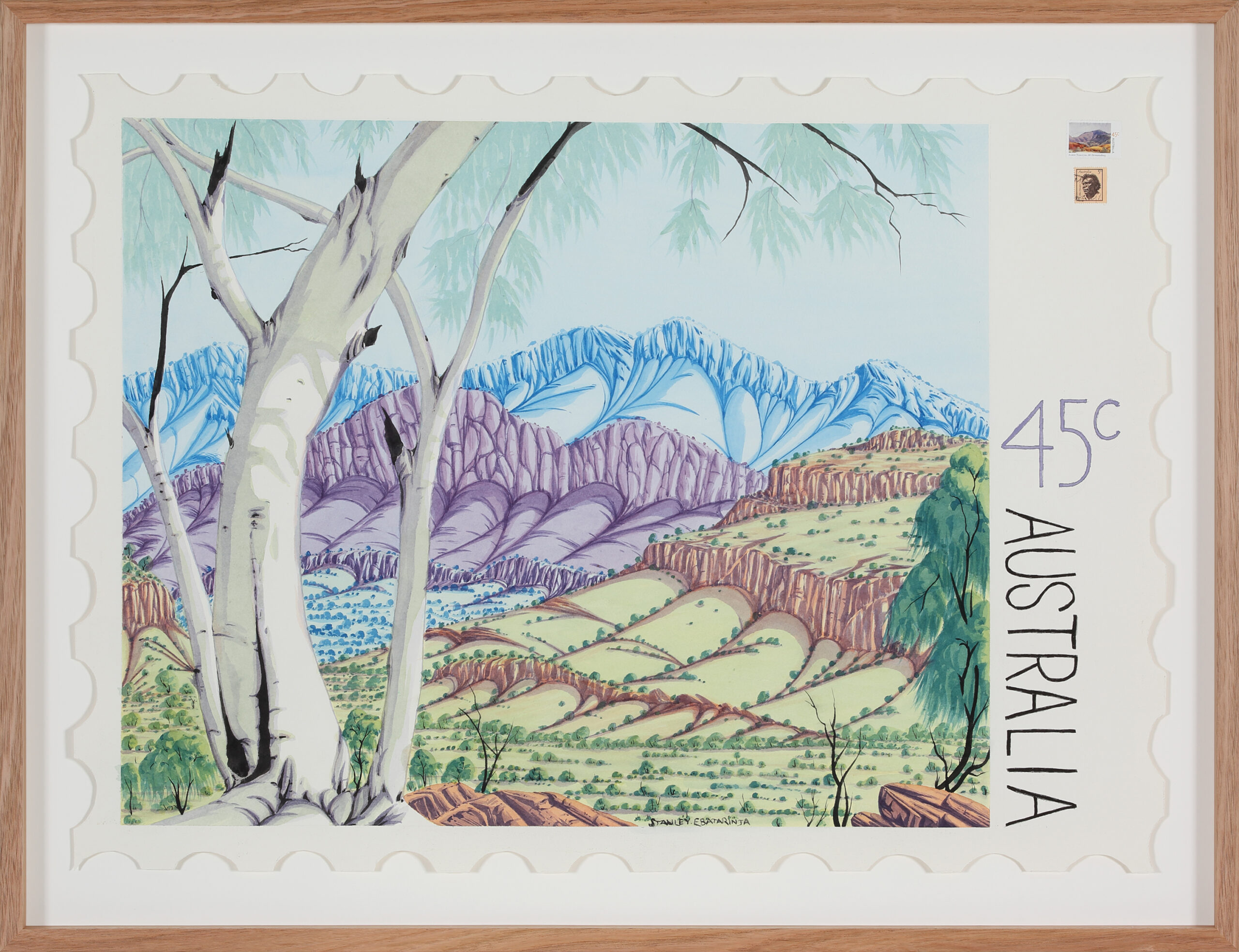 Tjoritja (West MacDonnell Ranges), NT - Painting - Stanley Ebatarinja