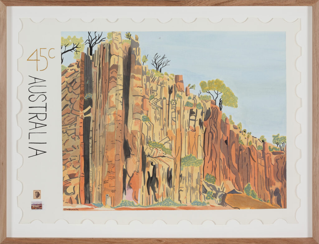 Kwariitnama (Organ pipes), NT - Painting - Dellina Inkamala