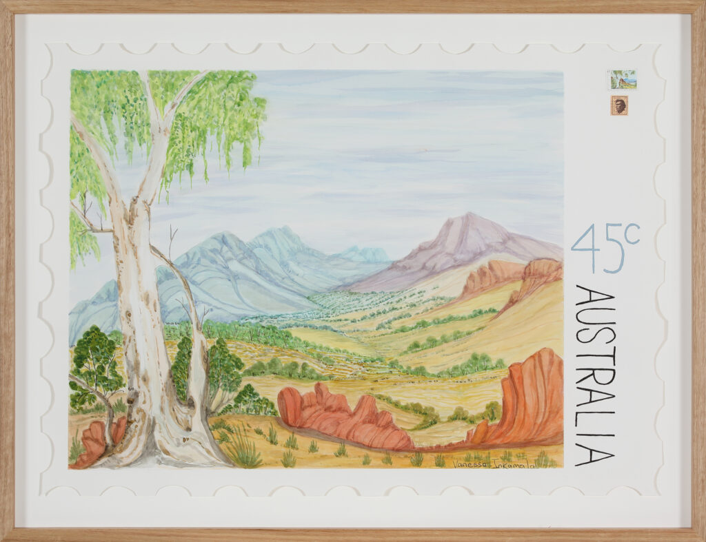 Tjoritja (West MacDonnell Ranges), NT - Painting - Vanessa Inkamala