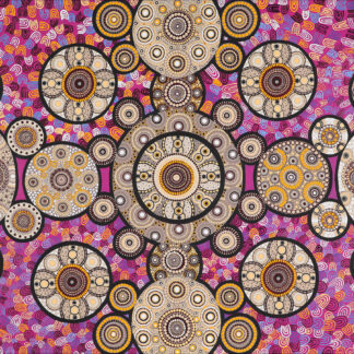 Echoes of the ancestors - Painting - June Smith , Margaret Bloomfield , Jilary Lynch , Chantelle Mulladad , Evelyn Young , Lauren Bloomfield, Cherelle Williams