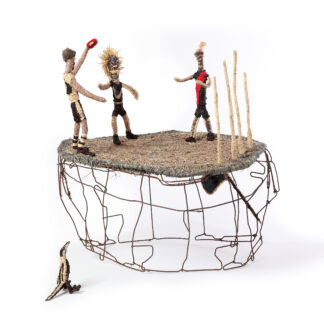 Tjapu-tjapu inkama! (Play ball!) - Sculpture - Imuna Kenta , Noreen Heffernan, Imiyari (Yilpi) Adamson , Yuminia Kenta  , Jacinta Heffernan , Carolyn Kenta , Daisybell Kulyuru , Priscilla Adamson , Tjulyata Kulyuru