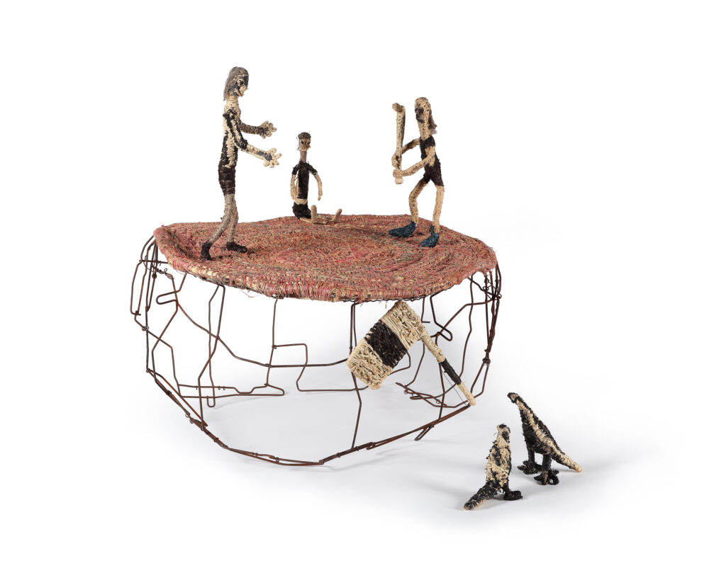 Tjapu-tjapu inkama! (Play ball!) - Sculpture - Imuna Kenta , Noreen Heffernan, Imiyari (Yilpi) Adamson , Yuminia Kenta  , Lynette Lewis  , Angelina Bradley , Jacinta Heffernan