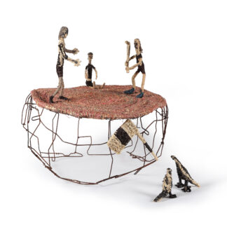 Tjapu-tjapu inkama! (Play ball!) - Sculpture - Imuna Kenta , Noreen Heffernan, Imiyari (Yilpi) Adamson , Yuminia Kenta  , Lynette Lewis  , Angelina Bradley , Jacinta Heffernan