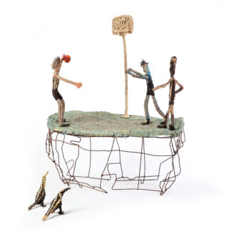Tjapu-tjapu inkama! (Play ball!) - Sculpture - Sylvanna Kenny , Noreen Heffernan, Yuminia Kenta  , Angelina Bradley , Jacinta Heffernan , Tjulyata Kulyuru  , Michaela Abbott