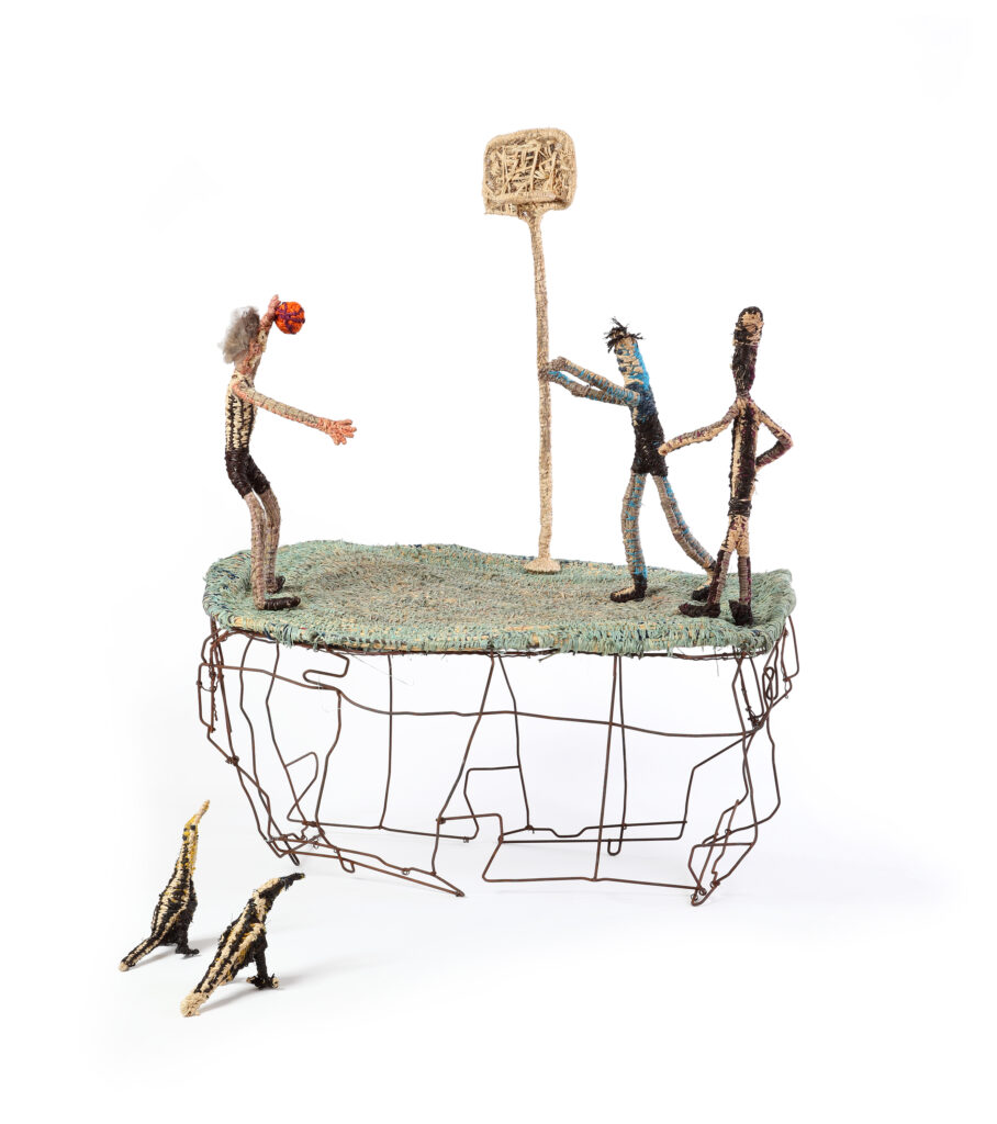 Tjapu-tjapu inkama! (Play ball!) - Sculpture - Sylvanna Kenny , Noreen Heffernan, Yuminia Kenta  , Angelina Bradley , Jacinta Heffernan , Tjulyata Kulyuru  , Michaela Abbott