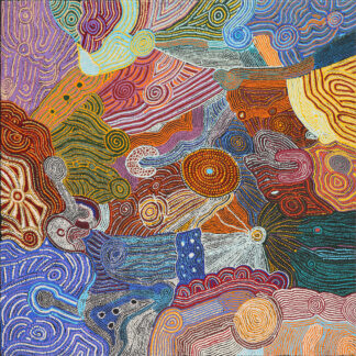 Wati Kutjarra - Painting - Janet Forbes