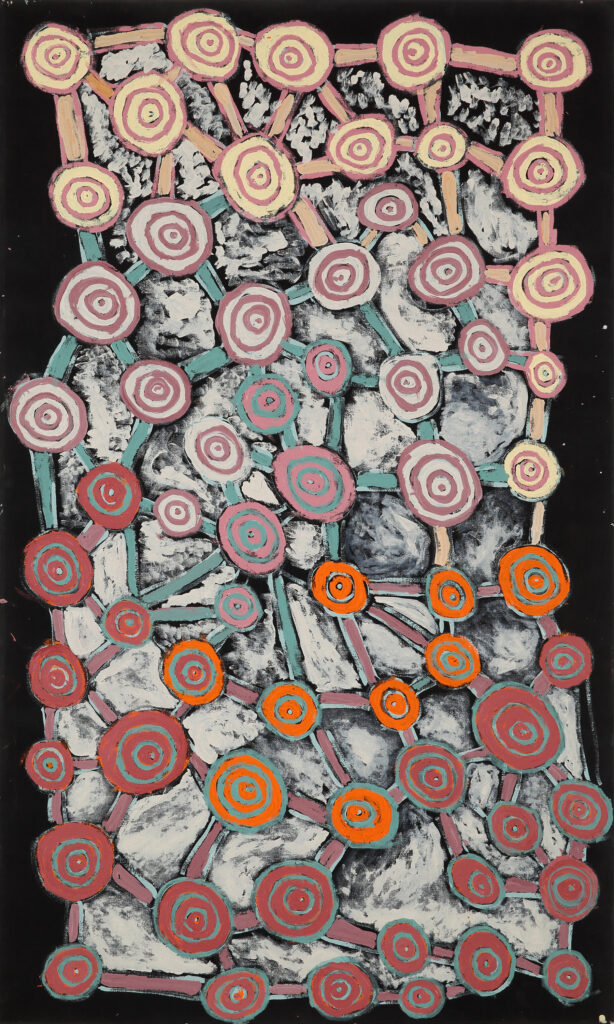 Tingari Story - Painting - Simon Yungut Tjakamarra