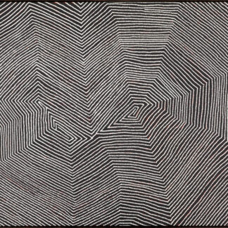 Murmur, south of Wilkinkarra (Lake Mackay) - Painting - Angus Tjungarrayi