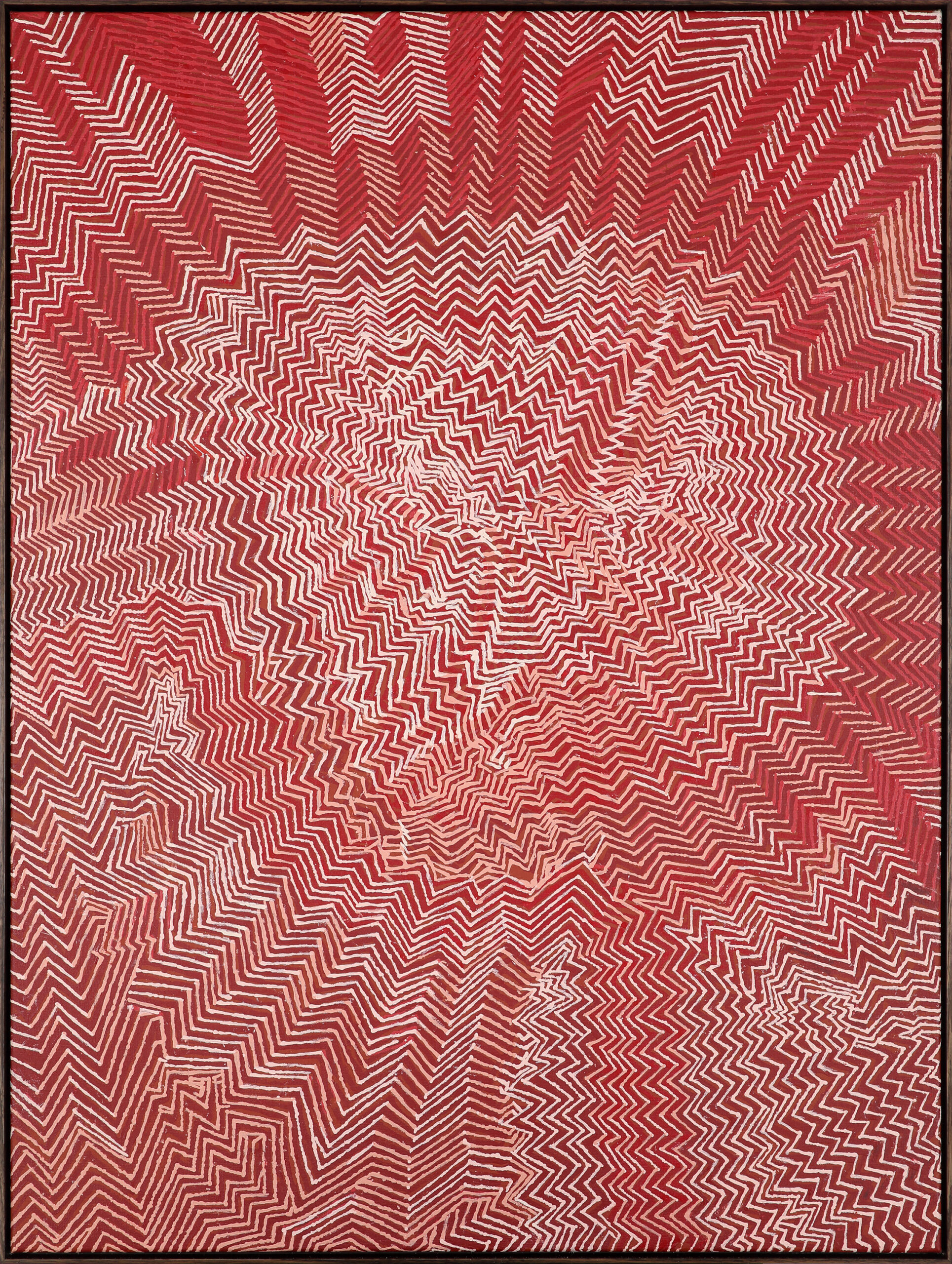 Murmur, south of Wilkinkarra (Lake Mackay) - Painting - Bobby West Tjupurrula