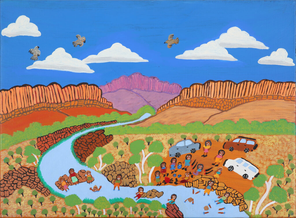 Illari Spring, Tempe Downs - Painting - Betty Conway