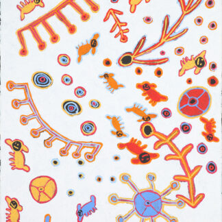 Mina Mina Jukurrpa - Painting - Saraeva Napangardi Marshall