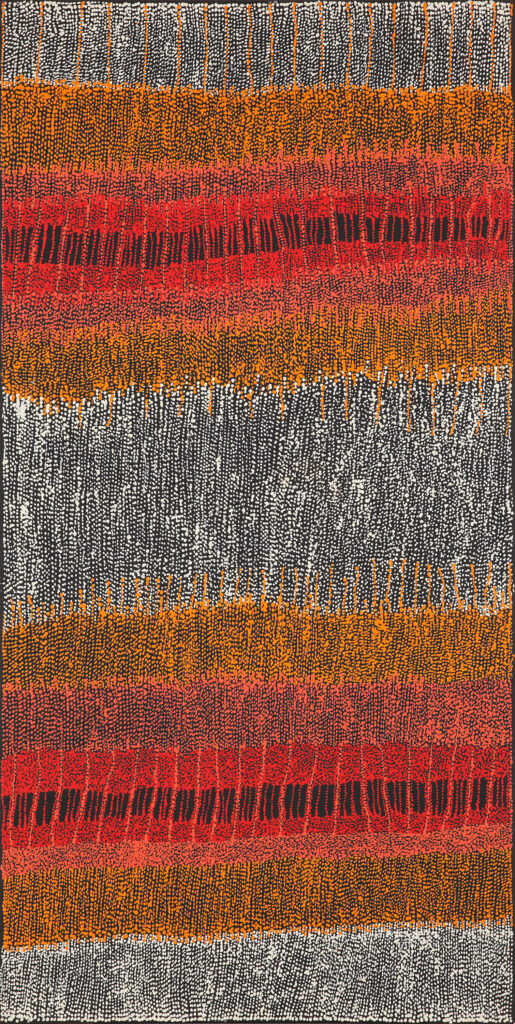 Ngapa (Water ) Jukurrpa - Pirlinyarnu - Painting - Sabrina Nangala Robertson