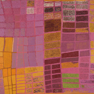 Walu Rockhole Dreaming, Emu heart, the boy who turned into wind - Painting - Dianne Ungukalpi Golding