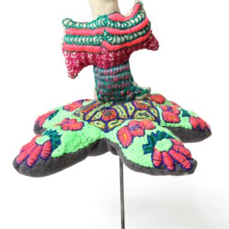 Bird in flower tree - Sculpture - Louise Nangala Robertson